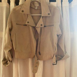 Forever 21 Khaki Bomber Jacket